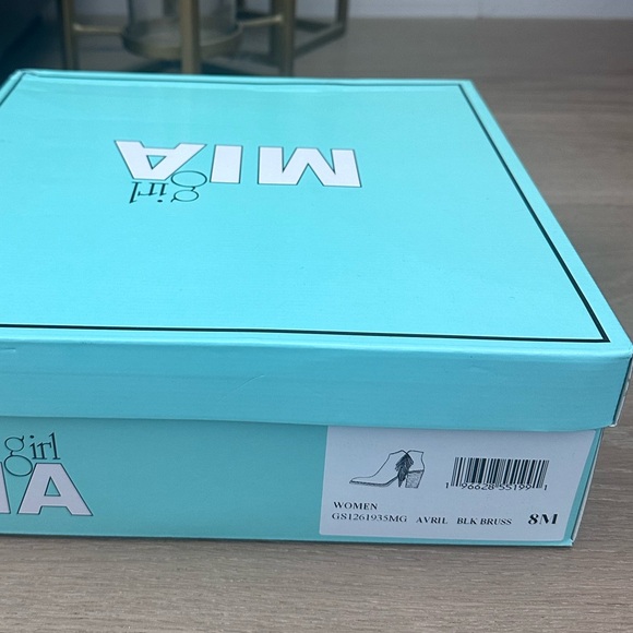 MIA Women's Avril Fringe Booties in Black - Picture 10 of 11